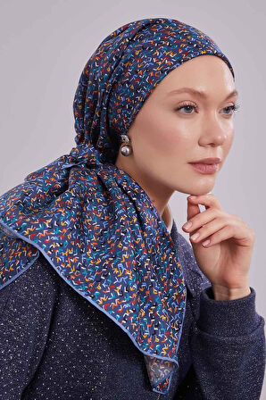 Mini Yazı Detayi Twill İpek Eşarp-0926
