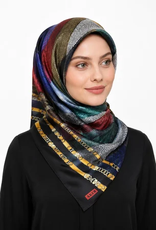 Saf Twill İpek  Eşarp -6592