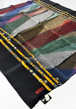 Saf Twill İpek  Eşarp -6592