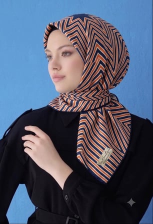 Yaz Serinliği Güz Eşarp - 90 x 90 -2082-01