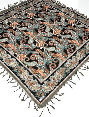 Sökme Boncuklu Lüx CottonTülbent - Yazma- 65801