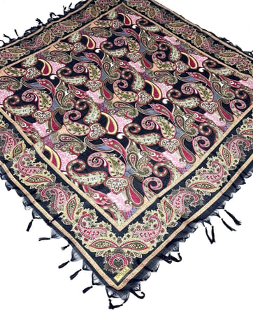 Sökme Boncuklu Lüx CottonTülbent - Yazma- 65801
