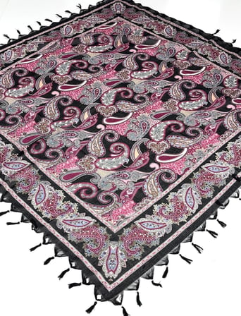 Sökme Boncuklu Lüx CottonTülbent - Yazma- 65801