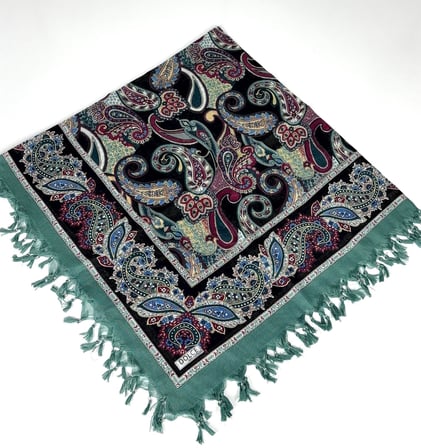Sökme Boncuklu Lüx CottonTülbent - Yazma- 65802