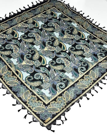 Sökme Boncuklu Lüx CottonTülbent - Yazma- 65802