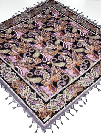 Sökme Boncuklu Lüx CottonTülbent - Yazma- 65802