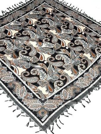 Sökme Boncuklu Lüx CottonTülbent - Yazma- 65802