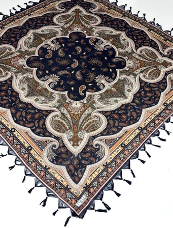 Sökme Boncuklu Lüx CottonTülbent - Yazma- 65803-09