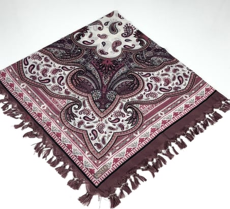 Sökme Boncuklu Lüx CottonTülbent - Yazma- 65804