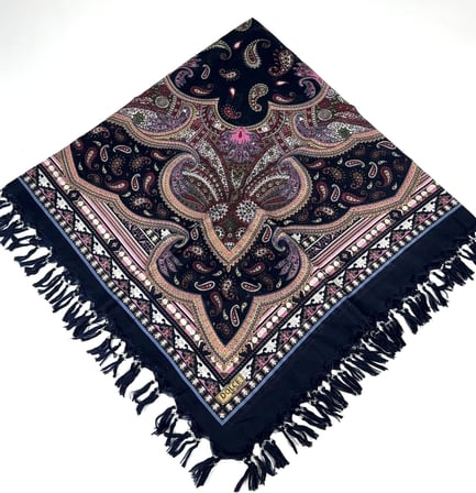 Sökme Boncuklu Lüx CottonTülbent - Yazma- 65804-13