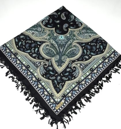 Sökme Boncuklu Lüx CottonTülbent - Yazma- 65804-15