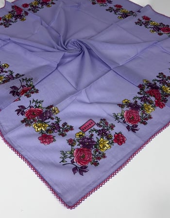 2'li Paket Oyalı % 100 Pamuk Tülbent 6805