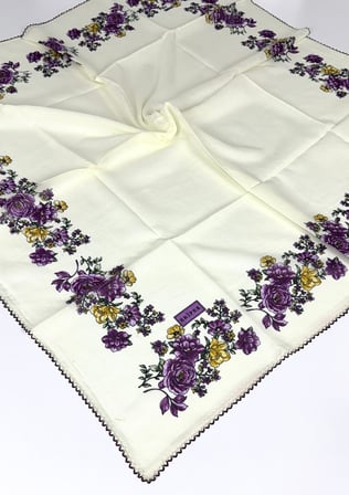 2'li Paket Oyalı % 100 Pamuk Tülbent 6805