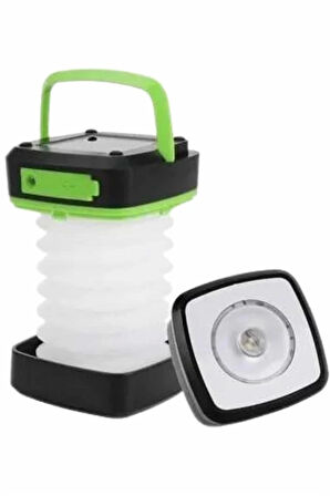 Kamp Feneri Lambası Solar Güneş Enerji Portatif Işıldak Şarjlı