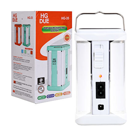 HG-35 32 SMD LEDLİ SOLARLI+ŞARJLI IŞILDAK
