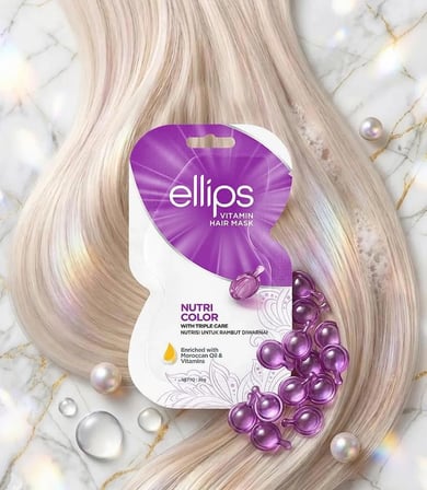 Ellips Nutri Color Boyalı Saçlara Özel Vitamin Maskesi 20 g