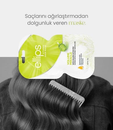 Ellips Volume Miracle Hacim Veren Vitamin Maskesi 20 g