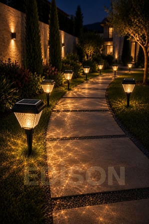 Solar Kazıklı Bahçe Lambası Kumandalı 4 Renk RGB LED 30W 200 Lümen IP65 Dış Mekan Aydınlatma