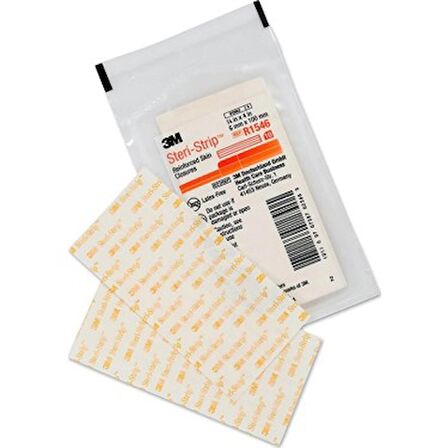 3M Steri-Strip Yara Dikiş Bandı 6 mm x 100 mm Turuncu 1 paket 10'lu