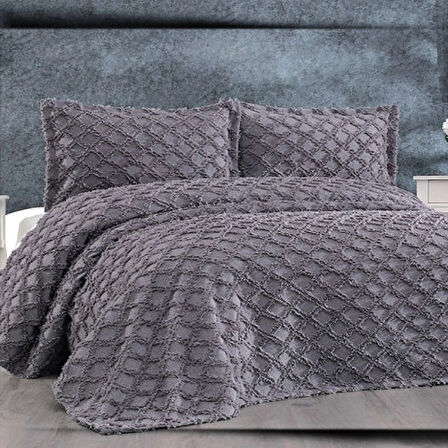 Lodos Home Harem Serisi Şönil Yatak Örtüsü Takımı Çift Kişilik 240x260 cm + 2 Yastık Kılıfı