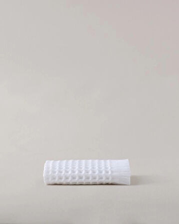 3’lü Yumuşak Dokulu Havlu Seti – 30x45, 50x90, 80x160 cm – %100 Pamuk – Beyaz