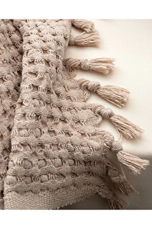 Lodos Home Tek Kişilik Yatak Örtüsü 160x230 cm -Bej