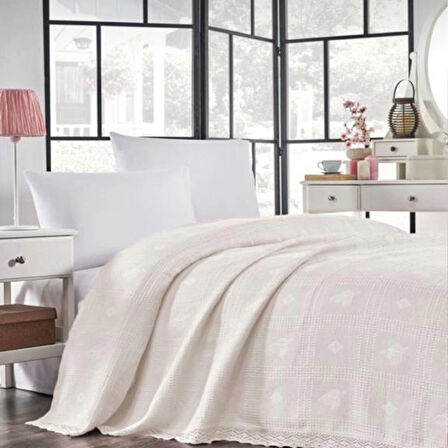 Lodos Home %100 Pamuklu Çift Kişilik Pike – 220x240 cm