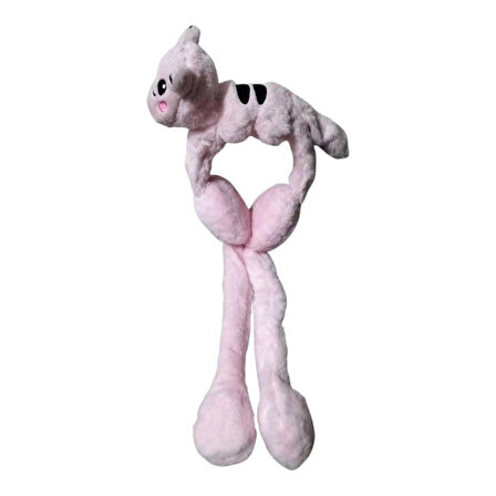 Çocuk Peluş Figürlü Oynar Kulaklı Hareketli Sesli Tırtıl Kışlık Kulaklık