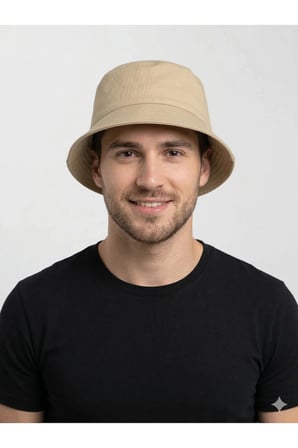 YAZLIK BUCKET MODEL PAMUKLU GABARDİN KUMAŞ KOVA ŞAPKA