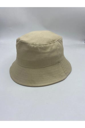 YAZLIK BUCKET MODEL PAMUKLU GABARDİN KUMAŞ KOVA ŞAPKA