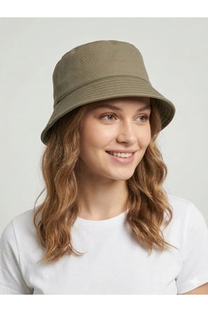 YAZLIK BUCKET MODEL PAMUKLU GABARDİN KUMAŞ KOVA ŞAPKA