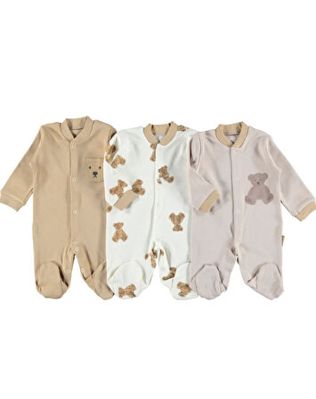 Bezli Ayı Tek Boy Üçlü  Tulum