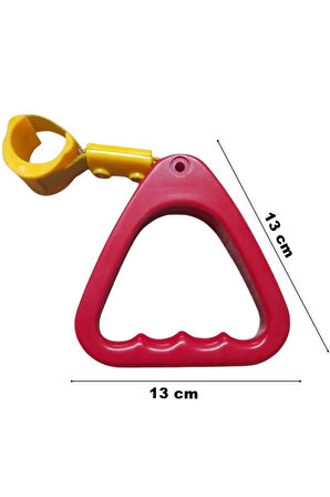 Araç içi tutamaç üçgen el tutamağı askı fonksiyonel tofaş dolmuş otobüs ofis ev kırmızı 1 adet