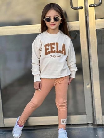 ela kız çocuk mevsimlik taytlı takım