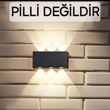 Dekoratif Modern Aplik Çift Yönlü Düz Kasa Şık Yeni Nesil Aplik (DİKKAT! PİLLİ DEĞİLDİR !)