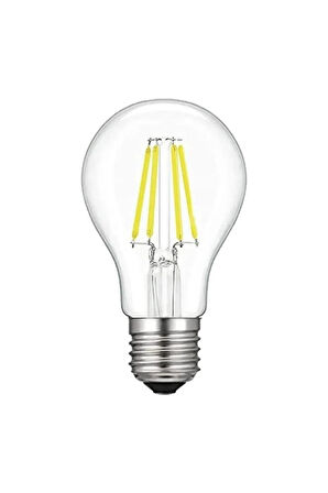 5 Adet LED Ampul 6500K E27 ( Beyaz ) ( A60 )