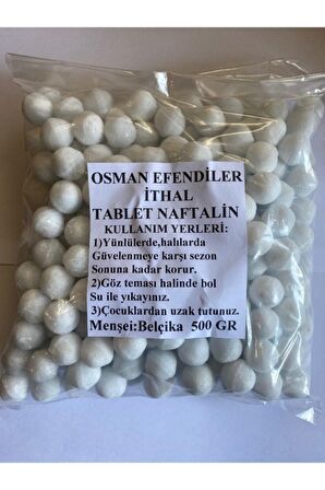 Tablet(BİLYA)naftalin 500 gr Osmanefendiler