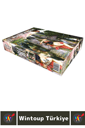 Premium Eğlenceli El Göz Koordinasyon Hafıza Beceri Geliştirici 2000 Parça PUZZLE YANKI VE NERGİS