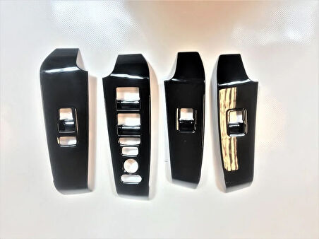 Honda 2022 Civic Cam Düğme Kaplama - Piano Black