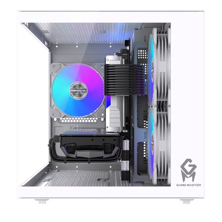 Game Master GM-X1 Beyaz m-ATX Gaming Mini Akvaryum Kasa