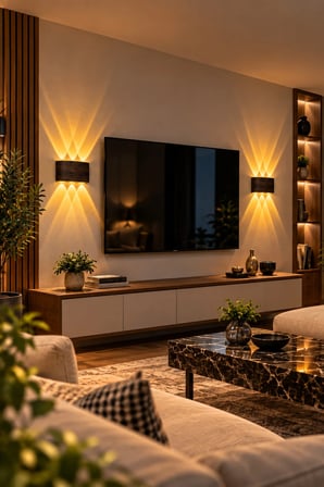 Kahverengi Ahşap Desenli Pilli LED Aplik Amber Işık 10W 700 Lümen 9V Pil ile Çalışan Dekoratif Duvar Lambası Salon Yatak Odası Koridor TV Ünitesi Antre Kafe Otel Modern Duvar Aydınlatması