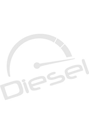 2 Adet Diesel Depo Kapağı Sticker Çıkartma 10cmx7cm Beyaz