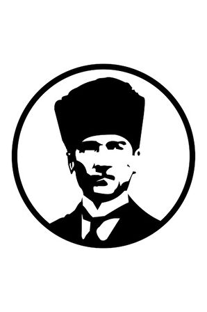 Gazi Mustafa Kemal Oto Sticker Atatürk Etiket