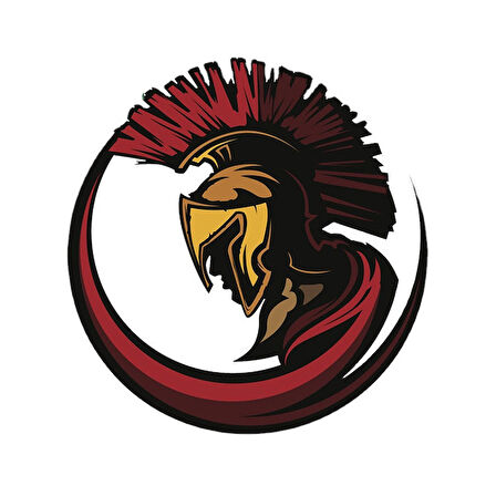 Savaşçı kask Araba Sticker Etiket Yapıştırma 15CM MD2