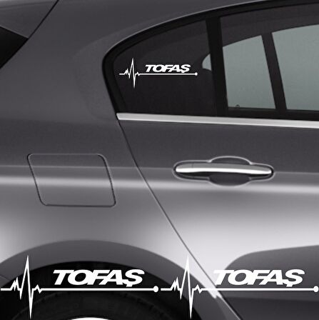 Tofaş Murat Ritim Oto Araba Sticker Sağ Sol 1 Çift