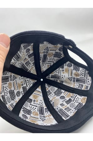 Lüks Fitilli Kadife Velvet Takke Docker Hiphop Şapka