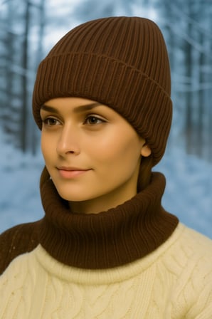 Unisex Fitilli Basic Kışlık Trend Bere
