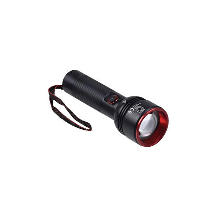 Powerdex PD-6900 Zoomlu Şarjlı El Feneri 20W 2000 Lümen