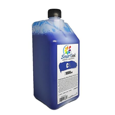 Smartink HP Uyumlu Pigment Mürekkep 1Litre Mavi (H971P-H973P-H980P)