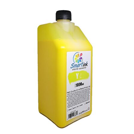 Smartink Canon 1000ml Sarı Mürekkep 5 6 Kartuşlu Modeller